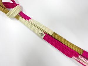 未使用品　正絹　手組帯締め